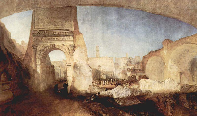 Joseph Mallord William Turner Das Forum Romanum, fur Mr. Soanes Museum